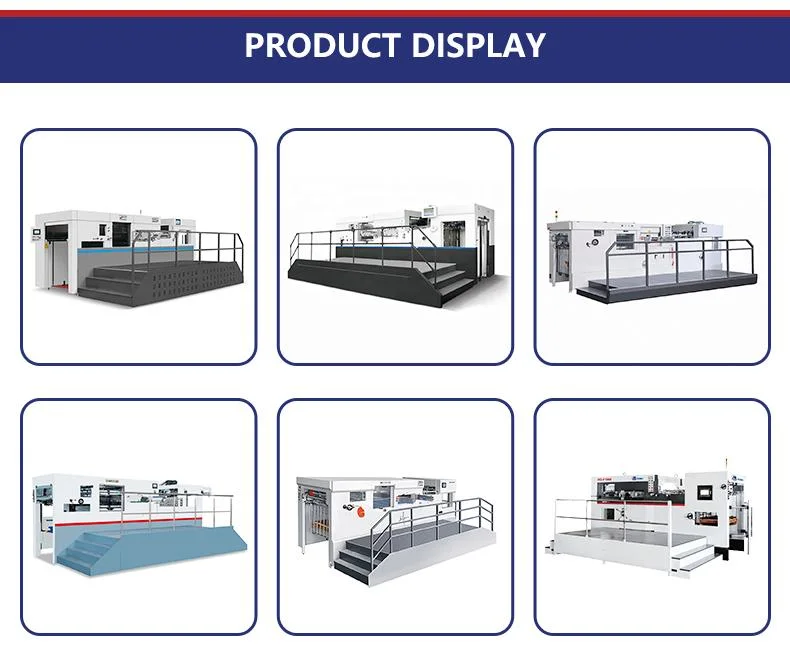 Feeder Feeding Flatbed Die Cutter Creasing Machine with Stripping for Carton Automatic Cutting Machine