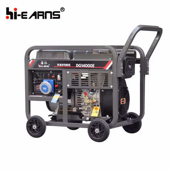 14kVA tipo estrutura aberta gerador diesel Uav equipamento auxiliar Dg14000e